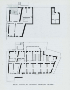 Plantas, quarto piso (em cima) e terceiro piso (em baixo)