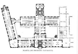 Planta do primeiro pavimento